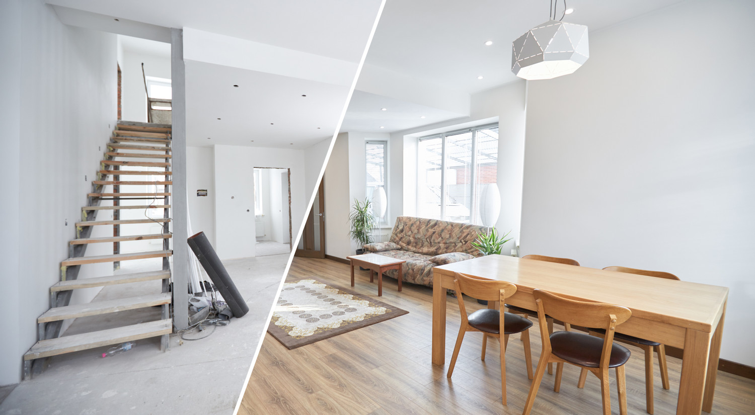 Home,Renovation,Concept.,Before,And,After,Interior,In,Modern,Style